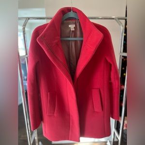 J Crew Wool Pink Coat